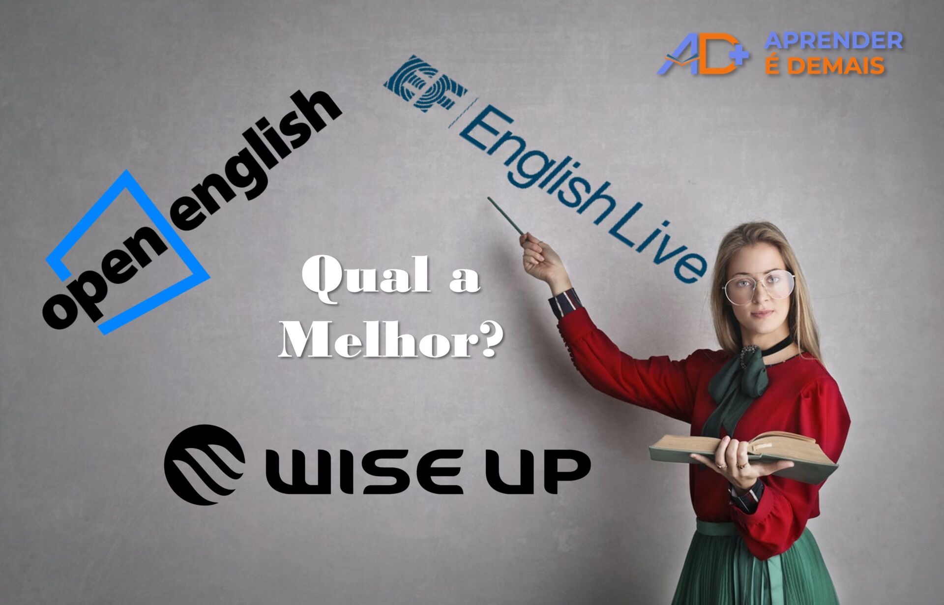 Open English ou English Live ou Wise Up? - Aprender é Demais!