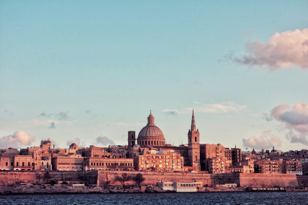 Cidade de Valeta, em Malta